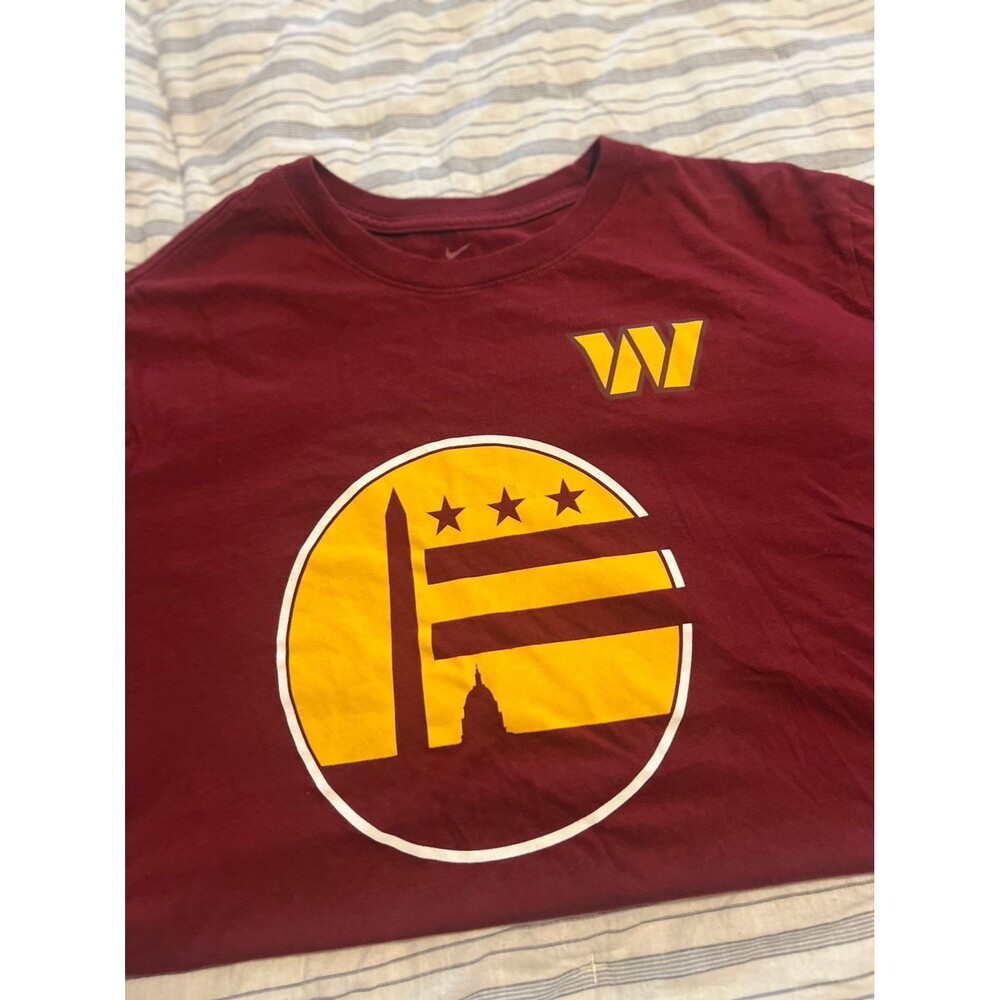 Washington Commanders NFL Football Washington DC Logo T-Shirt by Nike Size XL - Picture 6 of 7